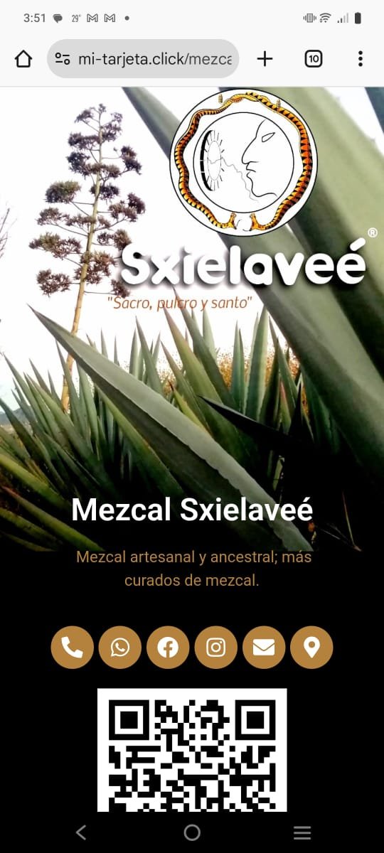 Tarjeta digital personalizada realizada